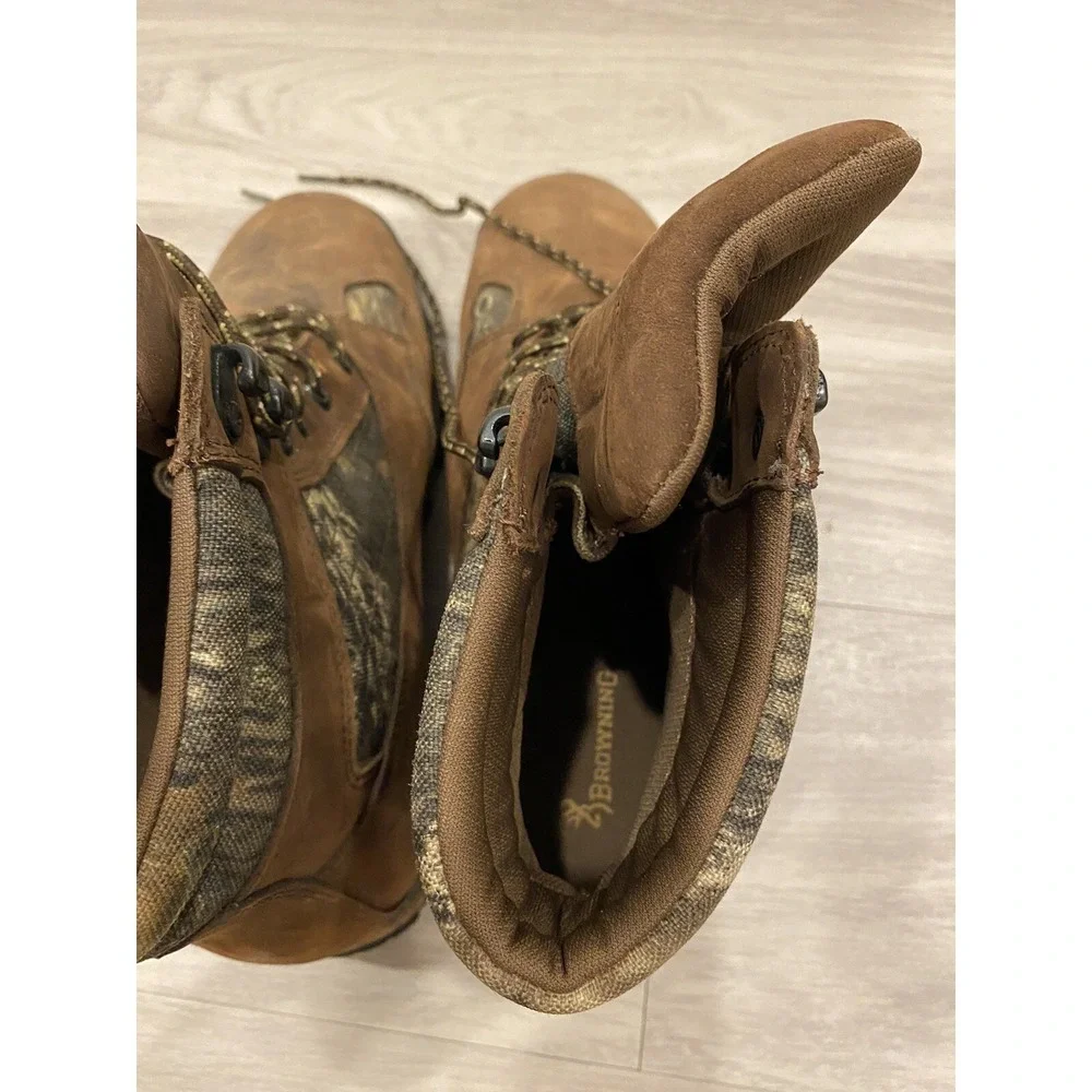 BROWNING Insulated Waterproof Hunting Boots Sz 10.5M GORE-TEX CAMO *Worn Once*‎